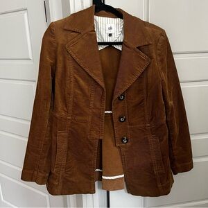 Cabi Journey Corduroy Unlined Stretch Blazer